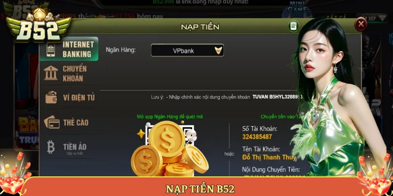 Nạp tiền B52