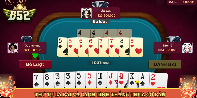 Thứ Tự Lá Bài Và Cách Tính Thắng Thua Cơ Bản