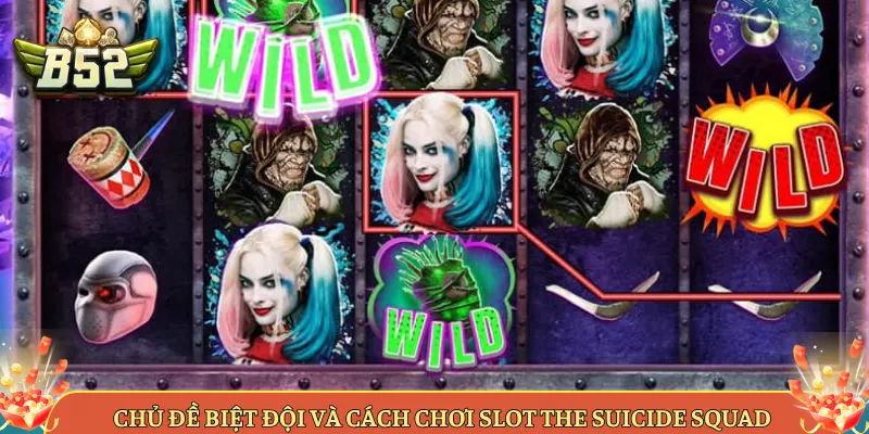 Chủ Đề Biệt Đội Và Cách Chơi Slot The Suicide Squad